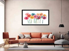 Watercolor Daisies Art