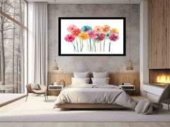 Watercolor Daisies Art