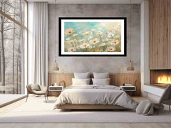 Daisies Flower Framed print