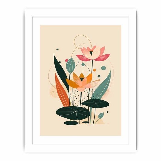 Lotus flowers Framed Print
