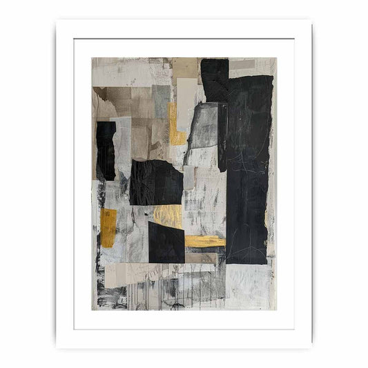 Abstract Shapes Framed Print