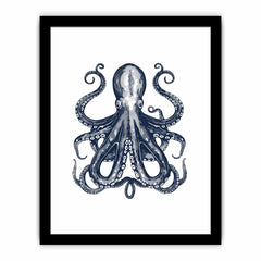 Blue Cctopus Framed Print