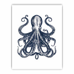 Blue Cctopus Framed Print