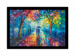 Street Walk Framed Print