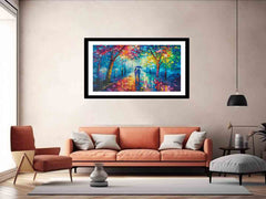 Street Walk Framed Print
