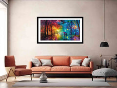 Raibow Walk Framed Print