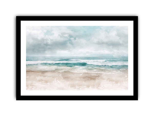 Abstract Beach Framed Print