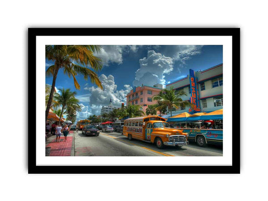 Miami Framed Print