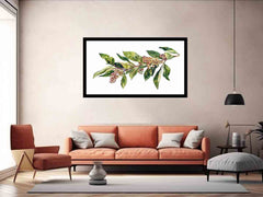 Watercolor Leaves & flowers