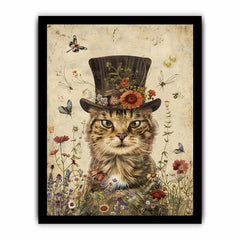 Cute Cat Framed Print