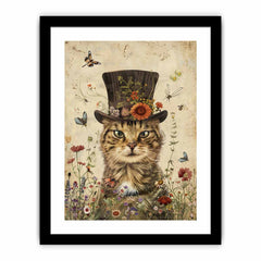 Cute Cat Framed Print