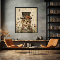 Cute Cat Framed Print