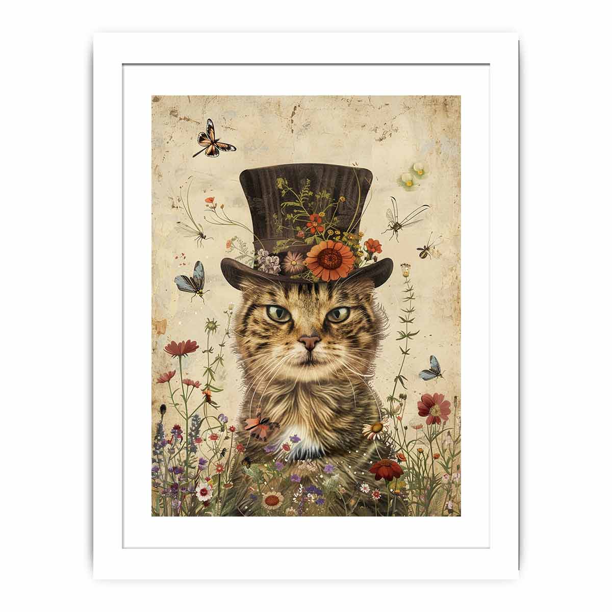 Cute Cat Framed Print