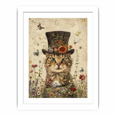 Cute Cat Framed Print