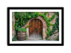 Wooden Door Framed Print