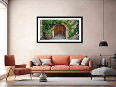 Wooden Door Framed Print