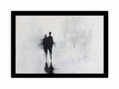 Abstract walk Framed Print