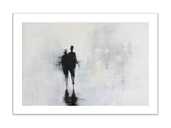 Abstract walk Framed Print