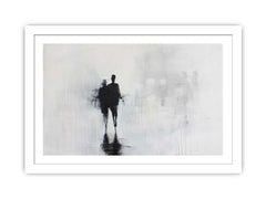 Abstract walk Framed Print