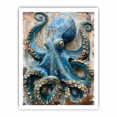 BlueOctopus Framed Print