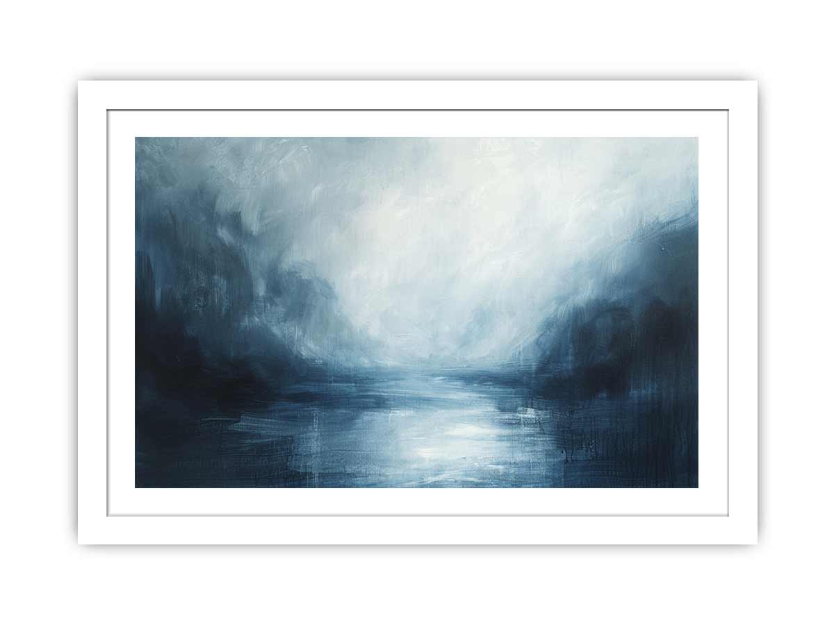 Abstract Blue river