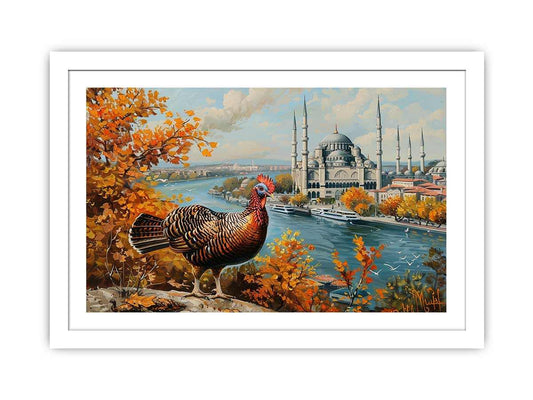 Turkey bird Framed Print