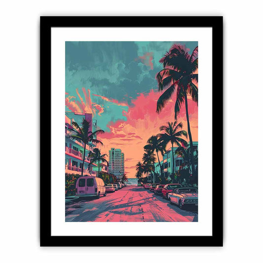 miami Framed Print
