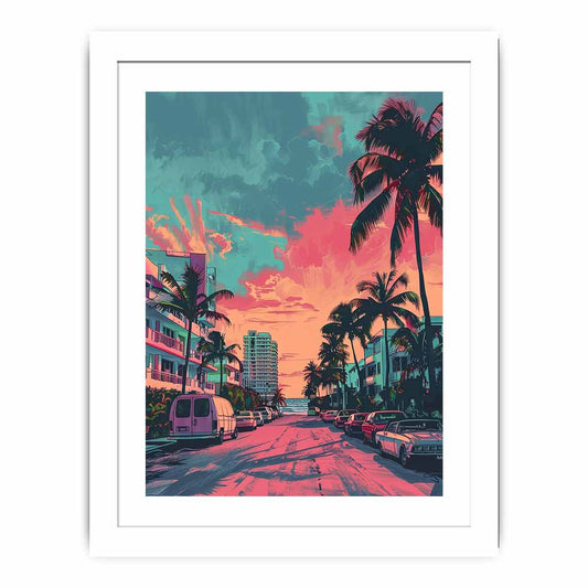 miami Framed Print