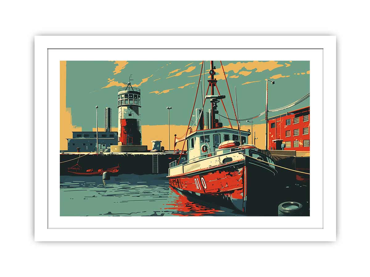 Port Framed Print