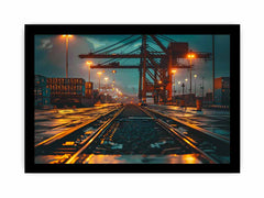 Port Framed Print