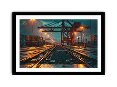 Port Framed Print