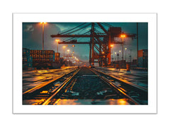 Port Framed Print