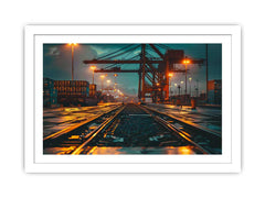 Port Framed Print