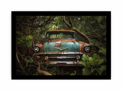 Vinatge car Framed Print