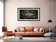 Vinatge car Framed Print