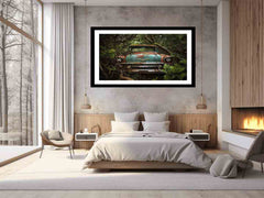 Vinatge car Framed Print
