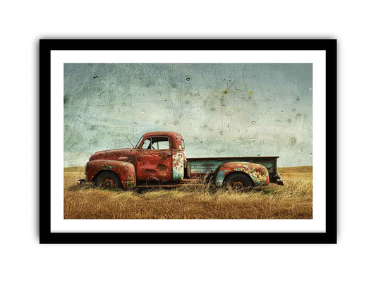 Vinatge Truck Framed Print