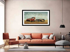 Vinatge Truck Framed Print