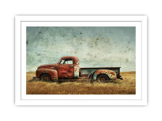 Vinatge Truck Framed Print