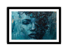 Think deep Framed Print