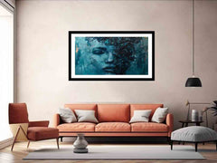 Think deep Framed Print