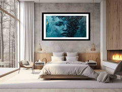 Think deep Framed Print