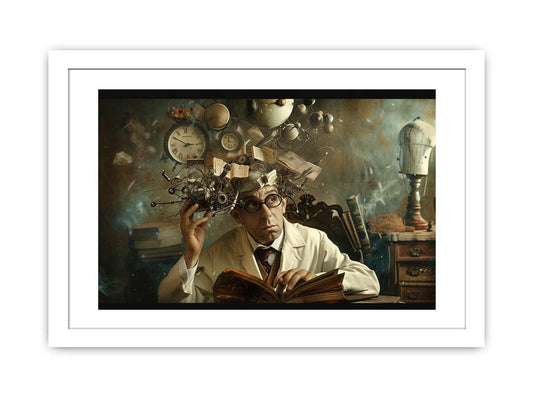 Genius Framed Print