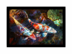 Koi Fish Framed Print