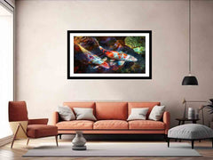 Koi Fish Framed Print