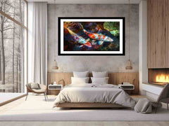 Koi Fish Framed Print
