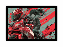 Anime Byke Framed Print