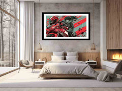Anime Byke Framed Print