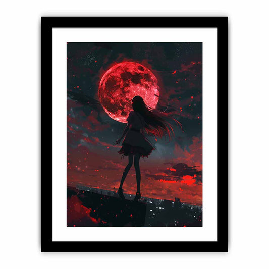 Moon Walk Framed Print