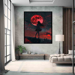 Moon Walk Framed Print